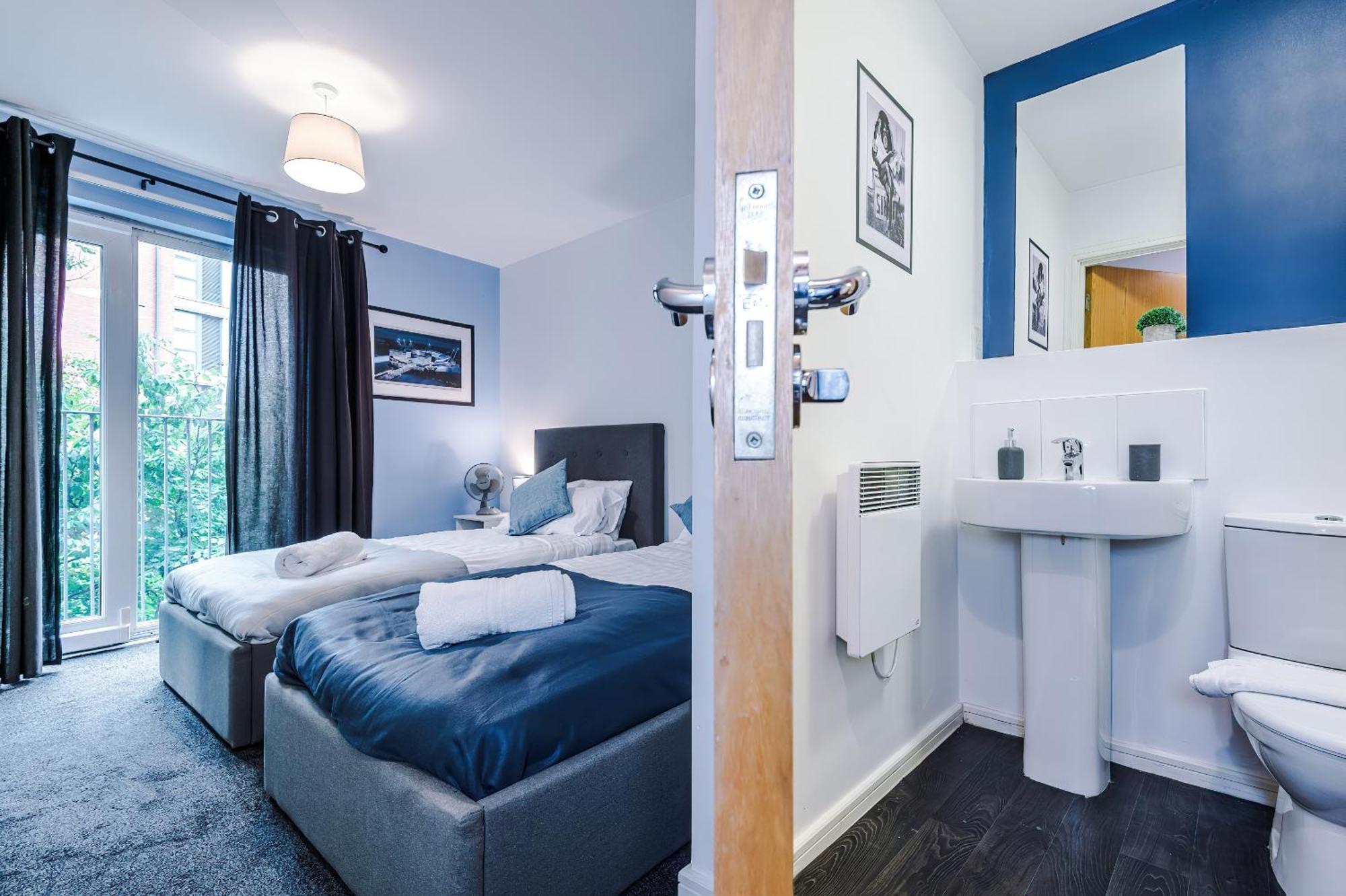 2 Bed Apartment With Balcony Private Parking Near Etihad Stadium, Coop Live Manchester Exteriér fotografie